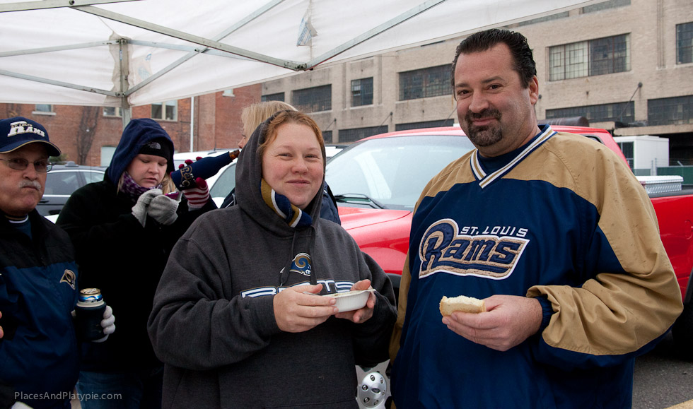 Happy tailgaters - THIS is football weather!