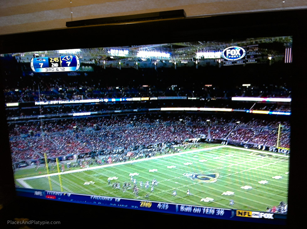 This was our only look INSIDE the Dome