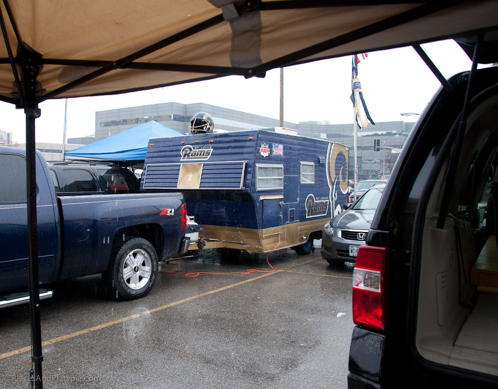 Proud RAMS fan van