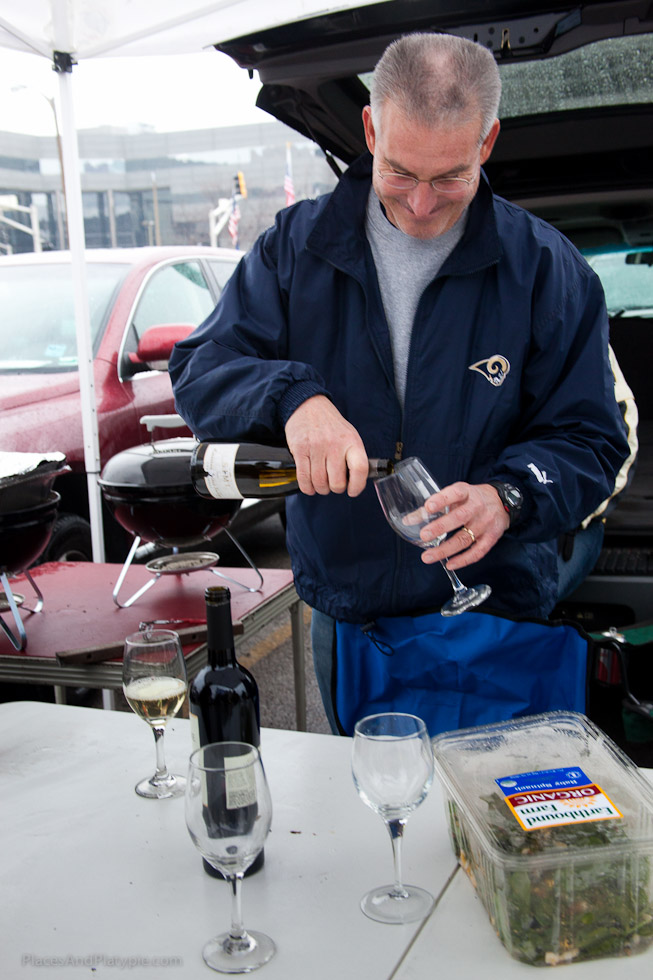 Softcore tailgating! Kool!