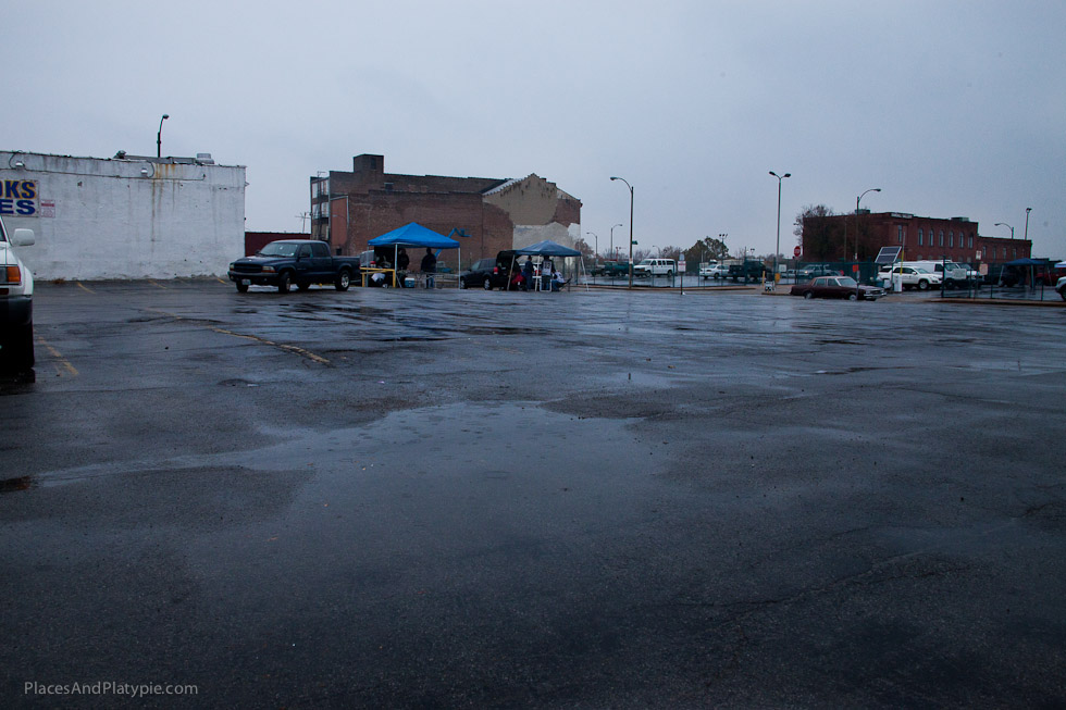 Never quite develoed in the outer lots...