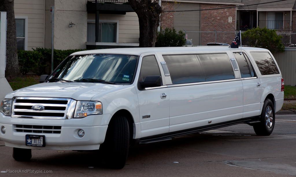 Fans arriving in style