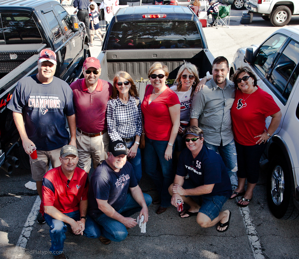 We figured we would have to shoot over the fence - not a great service to these fans but not so bad!