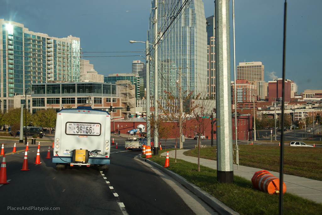 The caravan approaches the River