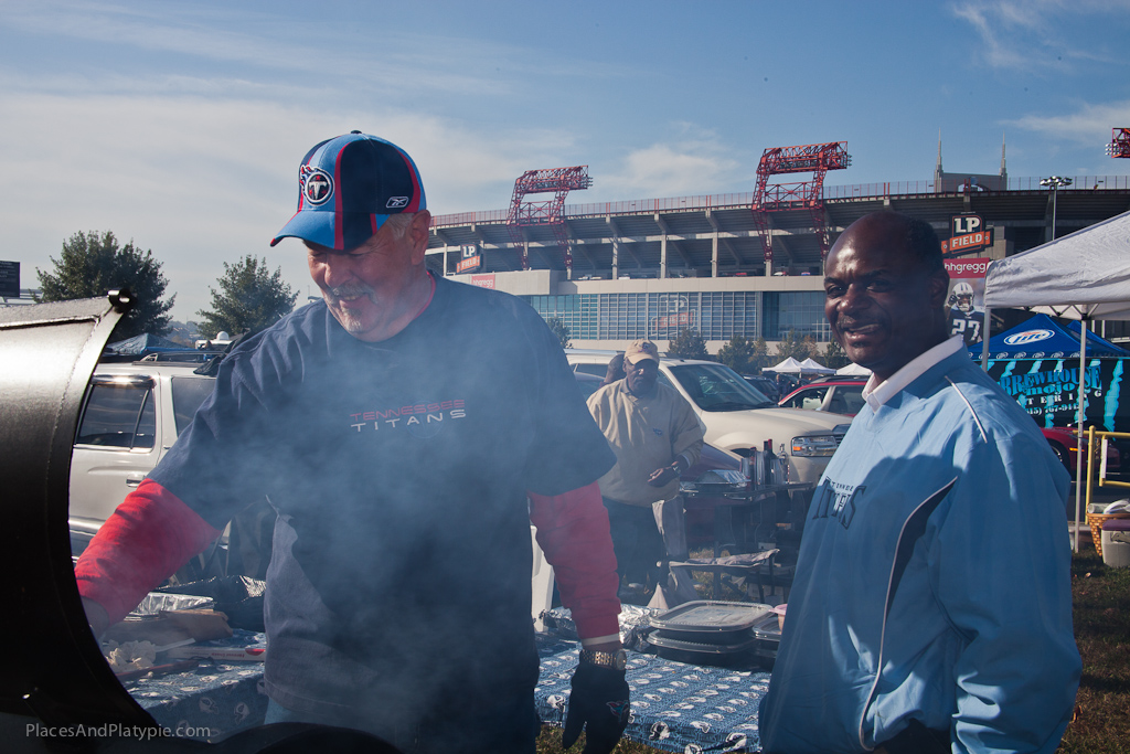 Perect tailgating just makes you smile!